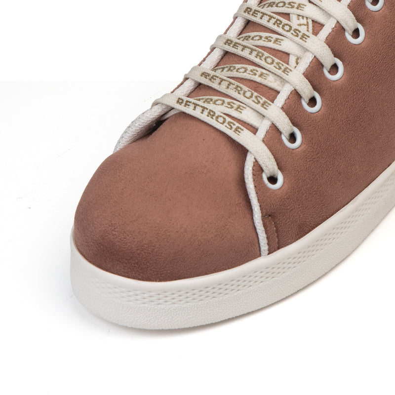 Elena Luxury Desert Storm Suede Handmade Embellished Tennis Shoe