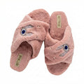 Amaya Nude Luxury Plush Diamanté Embellished Handmade Slipper