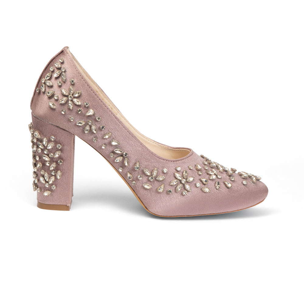 The Mystic Lavender Hand Embellished Luxury Heel