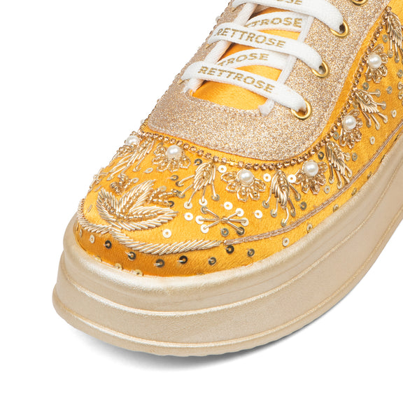 The Valeria Luxury Regal Aurora Embellished Trainer